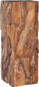 vidaXL tömör tíkfa kisasztal 30 x 30 x 80 cm
