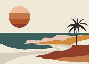 Poszter 70x50cm Sziget a Nyugaton