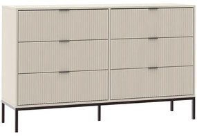 ONTARIO 6 Fiókos Komód Kasmír Színben. 150 cm.