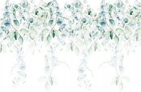 Vinil Fotótapéta Flizelin Zöld Levelek Lógó Tapéta 368x254