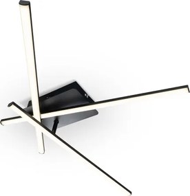 Brilagi - LED mennyezeti lámpatest STRIPES LED/30W/230V fekete