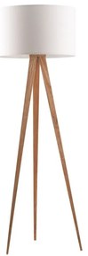 Tripod Wood fehér állólámpa, ø 50 cm - Zuiver