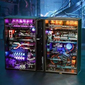 RoboTime - 3D mechanikus Üveggolyó pálya puzzle Múltbéli város