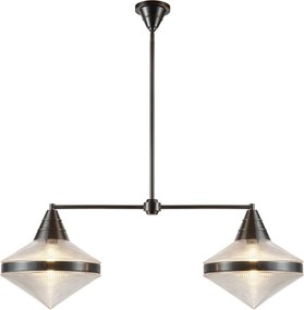 Quintiesse Willard QN-WILLARD-LP2-UBZ-PG Plafonlámpa 2x60W/E27 IP20