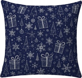 Karácsonyi párnahuzat 50x60 jázmin mintás Lengyel Minőségi prémium pamut