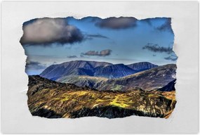 Poszterek 120x80 Gyönyörű kilátás a hegyekre