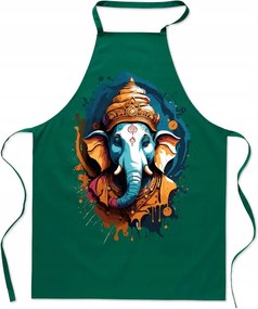 Konyhai kötény Elefánt India Színes Divatos Nyomtatás Indiai konyha