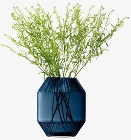 LSA International Rotunda váza, h.20 cm, zafír - LSA nemzetközi