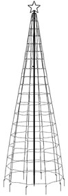 színes LED karácsonyfa tüskékkel 570 LED 300 cm