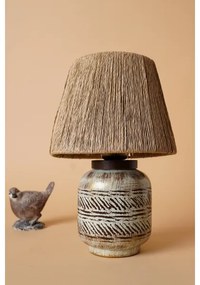 Asztali lámpa RAMZES 1xE27/40W/230V barna