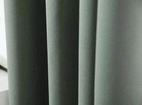 Szürkészöld függöny OXFORD 140x250 cm Felfüggesztés: Hullámos sínszalag