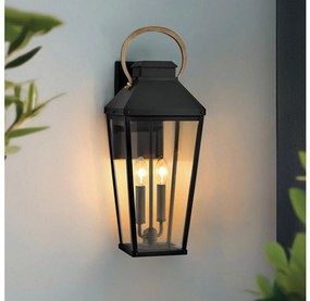 Hinkley HK-DAWSON-L - DAWSON L kültéri fali lámpatest, 2xE14/40W/230V, IP44