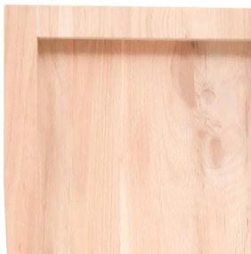 kezeletlen tömör fa asztallap 200x60x(2-6) cm