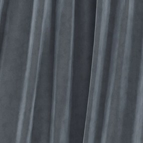 Sötétszürke ágyneműtartós boxspring ágy ágytámla nélkül 200x200 cm Juniper – Maison de Rêve