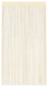 2 db krémszínű zsinórfüggöny 100 x 250 cm