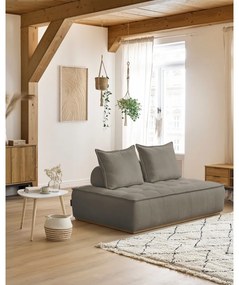 Szürkésbarna zsenília kanapé 175 cm Elisa – Bobochic Paris