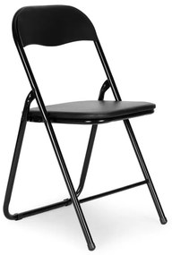 Rosso összecsukható konferencia szék, fekete