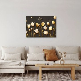 Kép - Tulipánok - absztrakt (70x50 cm)