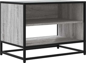 vidaXL szürke sonoma színű szerelt fa és fém TV-szekrény 61x40x46 cm