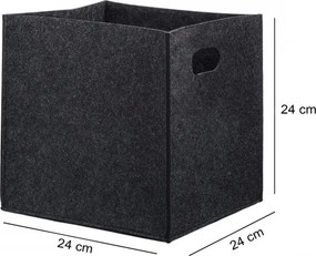 Filc tárolódoboz, 24×24 cm – HMY-6368