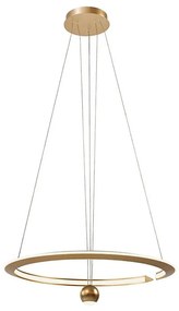 LED Csillár zsinóron LED/45W/230V 3000K átm. 62 cm arany