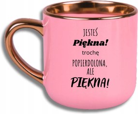 Bögre Rózsaszín Elegáns Nagy Vicces Ajándék Gyönyörű Vagy