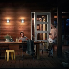 Philips-LED Kültéri fali lámpa érzékelővel PYTHON LED/6W/230V 4000K IP44