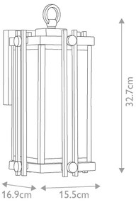 Quoizel - Kültéri fali lámpa GOLDENROD 1xE27/100W/230V IP44