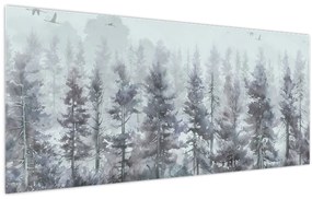 Kép - Fenyőerdő II., akvárium (120x50 cm)