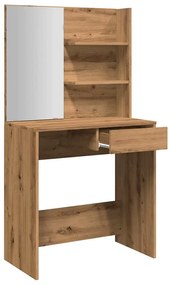 fésülködőasztal tükörrel Artisan Oak 74,5x40x141 cm