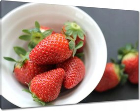 Vászonkép 100x70 Friss eper