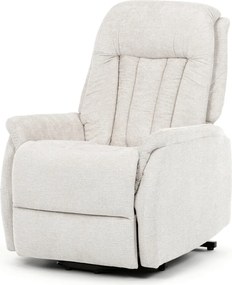 Elektromos relax fotel állítható háttámlával bézs szövet TV-Q8575 CRM2