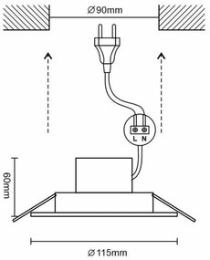 LED Dimmelhető fürdőszobai lámpa LED/10W/230V 3000K-6500K Wi-Fi Tuya IP44
