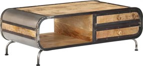 vidaXL tömör mangófa dohányzóasztal 100 x 50 x 35 cm