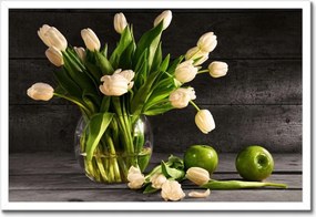 Poszterek keretben 60x40 Tulipánok vázában