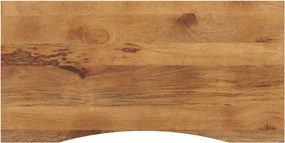 vidaXL tömör nyers mangófa íves asztallap 110 x 60 x 2,5 cm