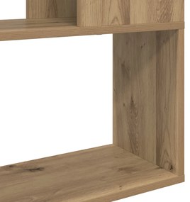 Könyvespolc Kézműves tölgy Szerelt fa 80 x 24 x 124 cm Tárolás