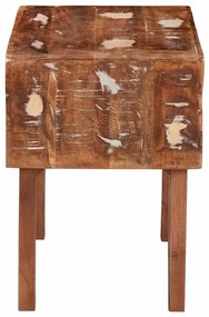Végasztalok Sokszínű 40 x 32 x 46 cm tömör újrahasznosított fa