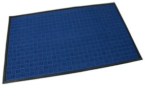 Textil tisztító szőnyeg Criss Cross 90 x 150 x 0,8 cm, kék