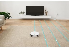 Sencor - Robotporszívó felmosóval 2in1 18W/1500 mAh fehér + távirányítás