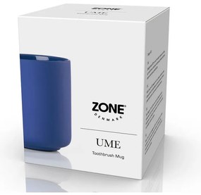 Kék agyagkerámia fogkefetartó pohár Ume – Zone