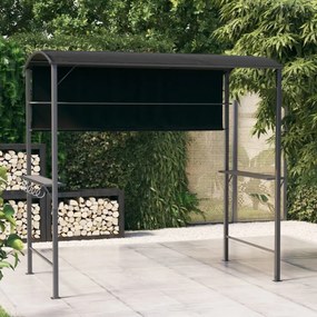 antracitszürke pavilon tetővel 220 x 110 x 200 cm