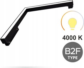 Szögletes Reflektor Vízszintes Led 16W 4000K Semleges Típus B2F Smart Track 48VDC