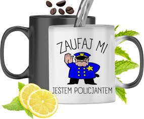 Mágikus Bögre Rendőrnek Színváltós Nyomtatott Fényképpel
