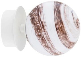 Argon 8454 - Fali lámpa FABIO 1xE14/7W/230V alabástrom fehér