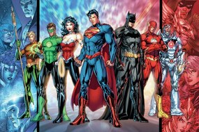 XXL poszter Justice League - United, (120 x 80 cm)