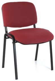 Viva N konferencia szĂ©k, fekete lĂĄbak, piros