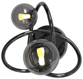 Wofi Wofi 4014-205 - LED fali lámpa NANCY 2xG9/3,5W/230V fekete króm W3943