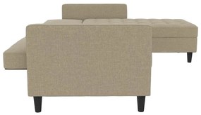 Bézs kinyitható sarokkanapé Presley – Støraa