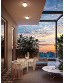 Redo 90496 - LED Kültéri mennyezeti lámpa URANIA LED/10W/230V 3000K IP65 barna